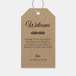 Etiquetas Para Regalos Boda De Bienvenida Rústica