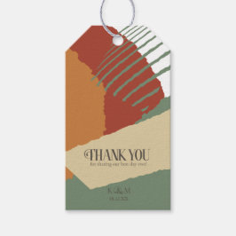 Etiquetas Para Regalos Boda de bloque de color ID otoño740