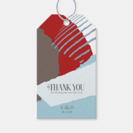 Etiquetas Para Regalos Boda de bloques de color ID de invierno740