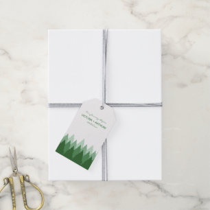 Etiquetas Para Regalos Boda de bosques de la gama de bosques verdes