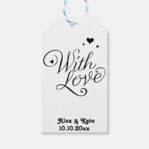 Boda de caligrafía moderna blanca con amor