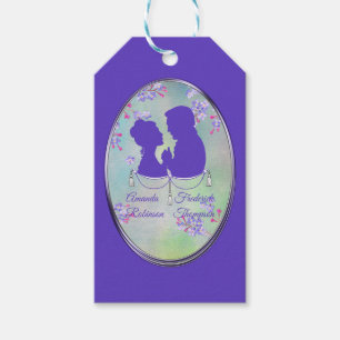 Etiquetas Para Regalos Boda de Flor de Lila Lavanda