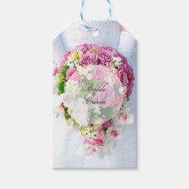 Etiquetas Para Regalos Boda de flores de encaje de novia
