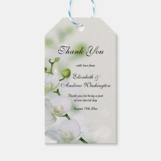 Etiquetas Para Regalos Boda de flores de orquídea