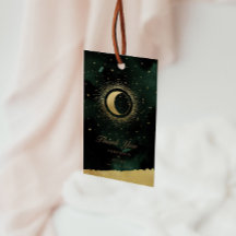 Boda de la Luna de Oro Celestial Gracias Tags De R