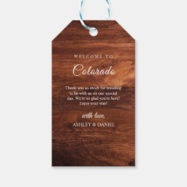 Etiquetas Para Regalos Boda de madera rústica de granero