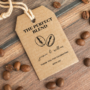 Etiquetas Para Regalos Boda de nombres personalizados   café de mezcla pe