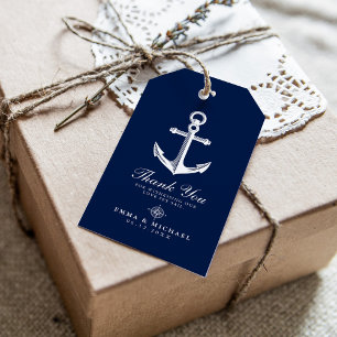 Etiquetas Para Regalos Boda de temas náuticos Personalizado Marina