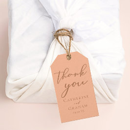 Etiquetas Para Regalos Boda de verano de guión Minimalista de la pintura