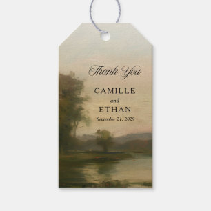 Etiquetas Para Regalos Boda elegante en una finca Gracias