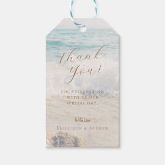 Etiquetas Para Regalos Boda en la playa
