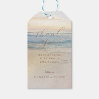 Etiquetas Para Regalos Boda en la Playa de Destino