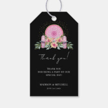 Boda metafísico de cristales de Mandala floral ros