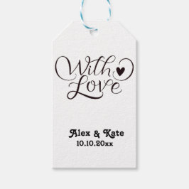 Etiquetas Para Regalos Boda Minimalista