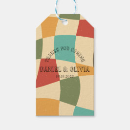 Etiquetas Para Regalos Boda Minimalista colorido