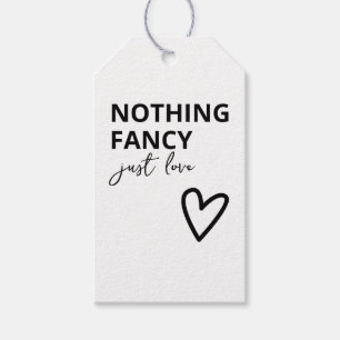 Etiquetas Para Regalos Boda minimalista sin nada de lujo solo amor