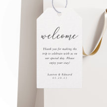Boda moderna y elegante bienvenida