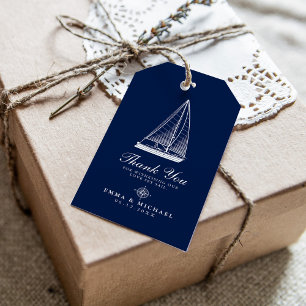 Etiquetas Para Regalos Boda Náutica Personalizado Naval