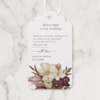Etiquetas Para Regalos Boda neutral boho acuarela