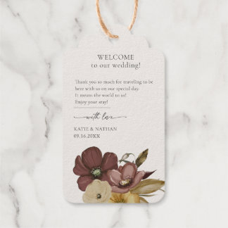 Etiquetas Para Regalos Boda neutral boho acuarela