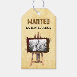 Etiquetas Para Regalos Boda occidental 💍 foto Personalizado