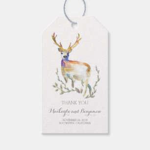Etiquetas Para Regalos boda rústico de ciervos antlers