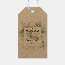 Etiquetas Para Regalos Boda Rústico Personalizado Boda Favor