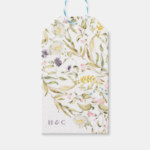 Etiquetas Para Regalos Boda Spring Boho Wildflower Pampas