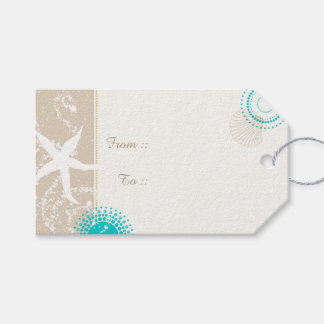 Etiquetas Para Regalos Boda Starfish de arena de la playa de verano