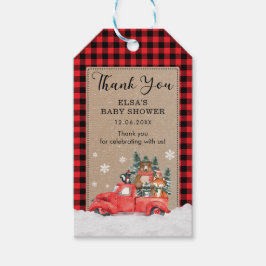 Etiquetas Para Regalos Bodega rústica invierno maravilla animales bebé