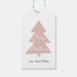 Etiquetas Para Regalos Boho Christmas Tree Merry Christmas Gift Tag