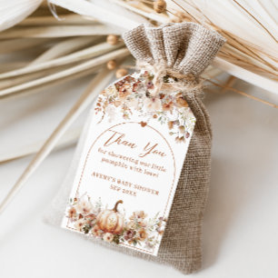 Etiquetas Para Regalos Boho Fall in love Wildflower Baby Shower