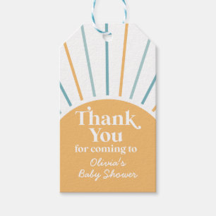 Etiquetas Para Regalos Boho Here come the Son sunshine baby ducha