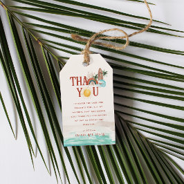 Etiquetas Para Regalos Boho Retro Verano Surf | Gracias 