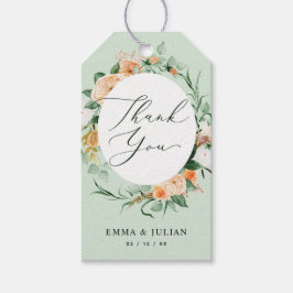 Etiquetas Para Regalos Boho Sage Greeneration Modern Floral Favor G