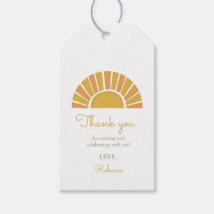 Etiquetas Para Regalos Boho Sun Colorful Baby Shower