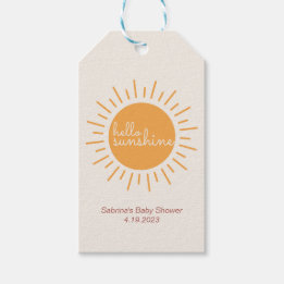 Etiquetas Para Regalos Boho Sunshine Gender Neutral Baby Shower