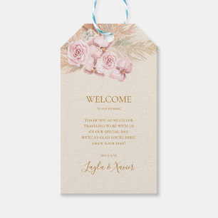 Etiquetas Para Regalos Boho Tropical Botanical   Bienvenida Boda de Marfi