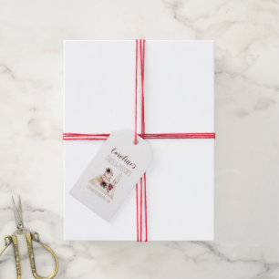 Etiquetas Para Regalos Boho Wine Baking Bakery Pasteles Boutique