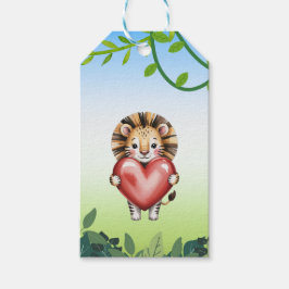 Etiquetas Para Regalos Bold Lion Thank You Gift Tag Design