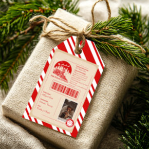 Etiquetas Para Regalos Boleto de Navidad del Polar Express