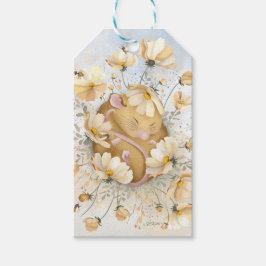 Etiquetas Para Regalos Bolsa de Favoritos de Fiesta del Ratón Durmiendo e