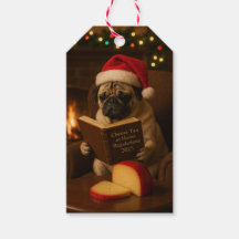 Bolsa de regalo de Pug de Navidad
