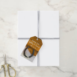 Etiquetas Para Regalos Bolsas de Favor de la Boda Occidental Herradura y 