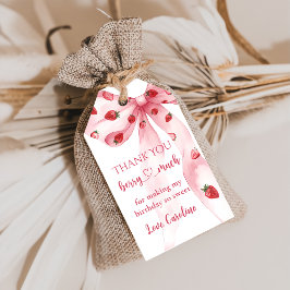 Etiquetas Para Regalos Bolsas de regalo de cumpleaños de fresa de fresa d