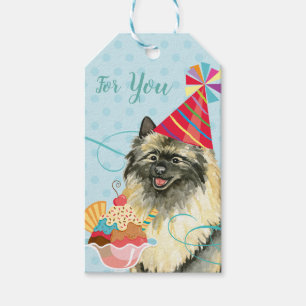 Etiquetas Para Regalos Bolsas de regalo de cumpleaños de Keeshond