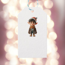 Bolsas de regalo de Elf White para chicos alegres
