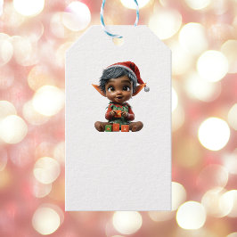 Etiquetas Para Regalos Bolsas de regalo de Elf White para niños con muñec