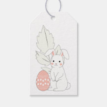 Bolsas de regalo de huevos y conejo de pascua dulc