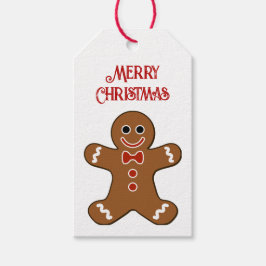Etiquetas Para Regalos Bolsas de regalo de Navidad de Gingerbread Man Mer